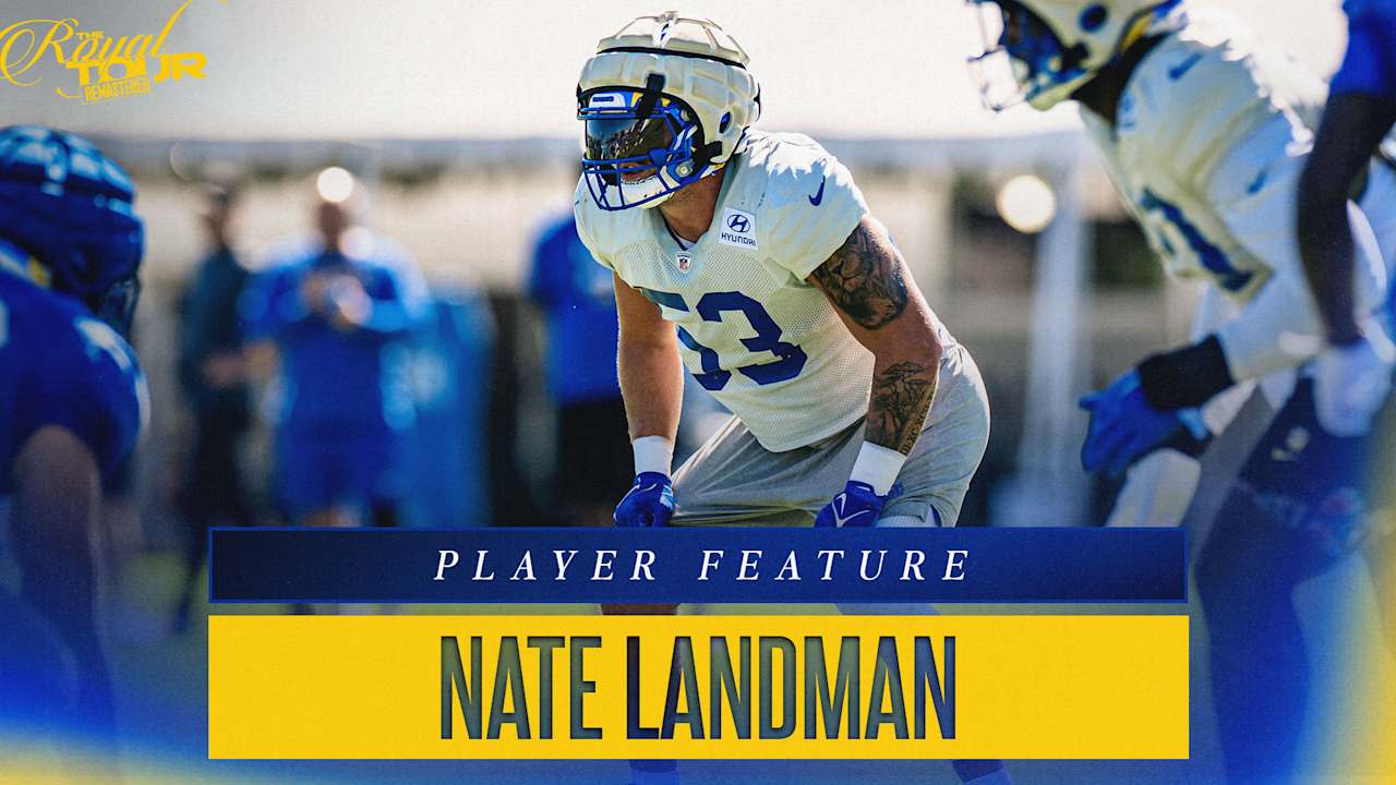 Inside linebacker Nate Landman quickly earning Rams teammates' trust reciprocated in being voted a captain
