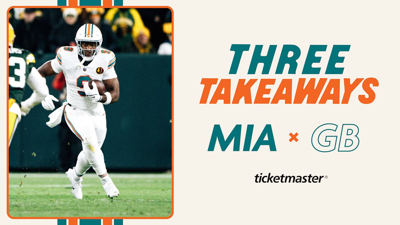 Dolphins Win Streak Ends in 30-17 Loss to Packers