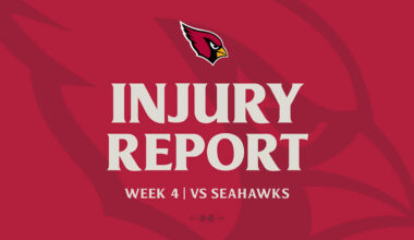 Injury Report: Week 4 vs Seahawks