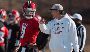 Zac Robinson moving from booth to Falcons' sideline