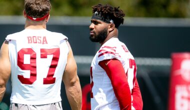 ESPN analyst predicts a big year for 49ers' Bryce Huff
