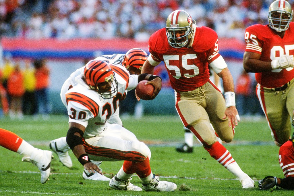 Jim Fahnhorst during Super Bowl XXIII  on January 22, 1989.