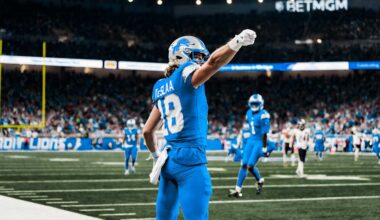 Will Detroit Lions rookie WR Isaac TeSlaa see more targets?