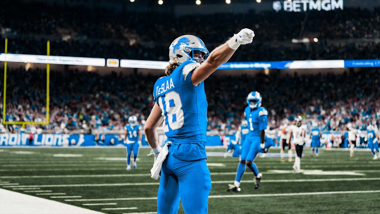 Will Detroit Lions rookie WR Isaac TeSlaa see more targets?