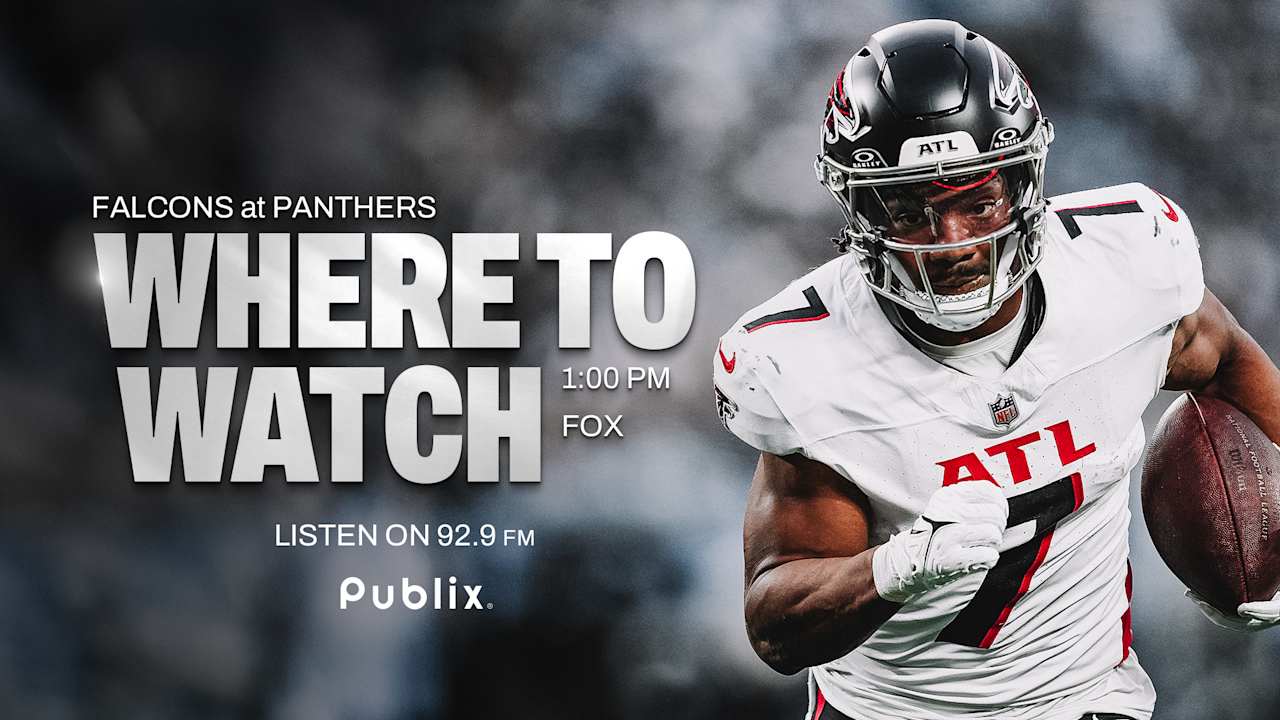 Where to watch Falcons at Panthers