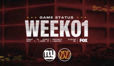 Game Status | All players available for Week 1 vs. Giants