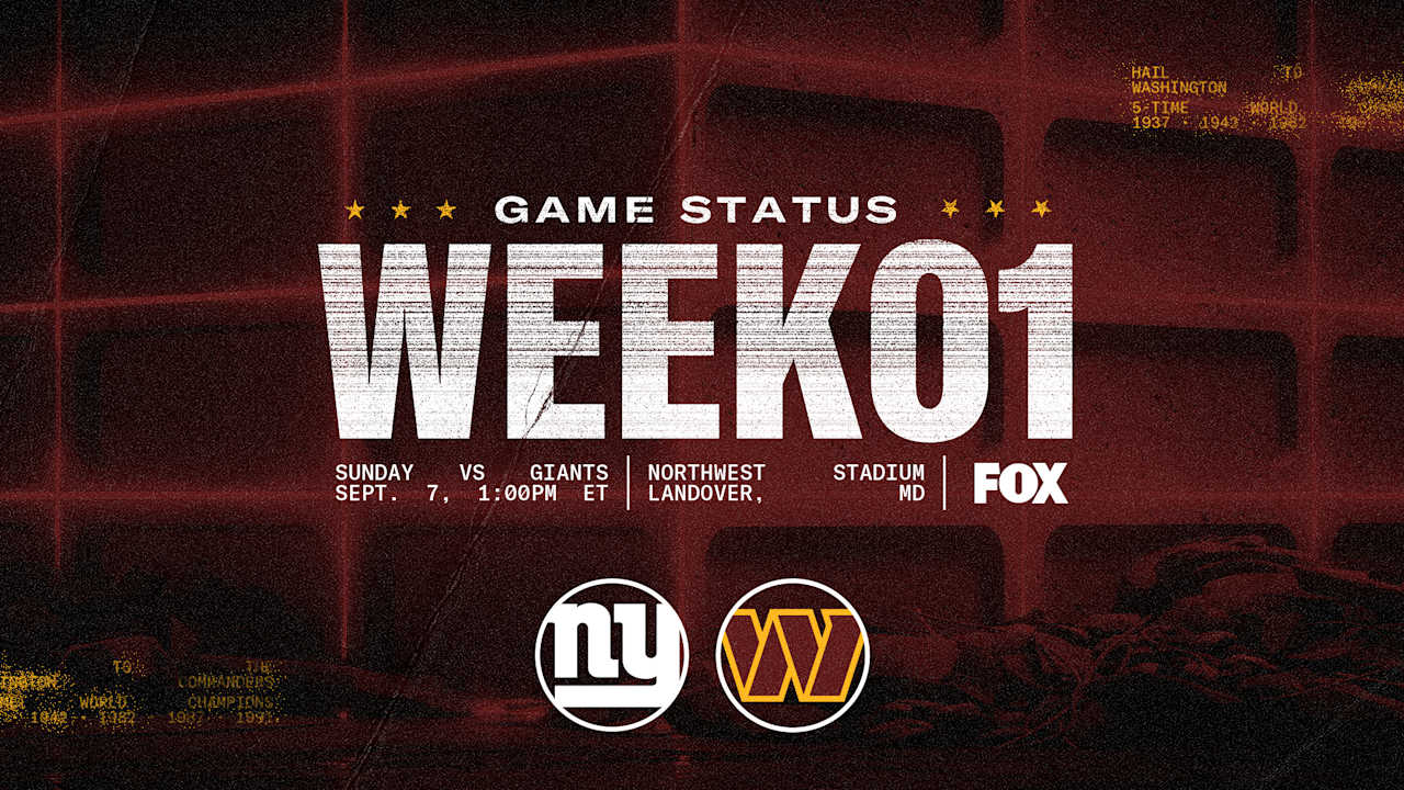Game Status | All players available for Week 1 vs. Giants
