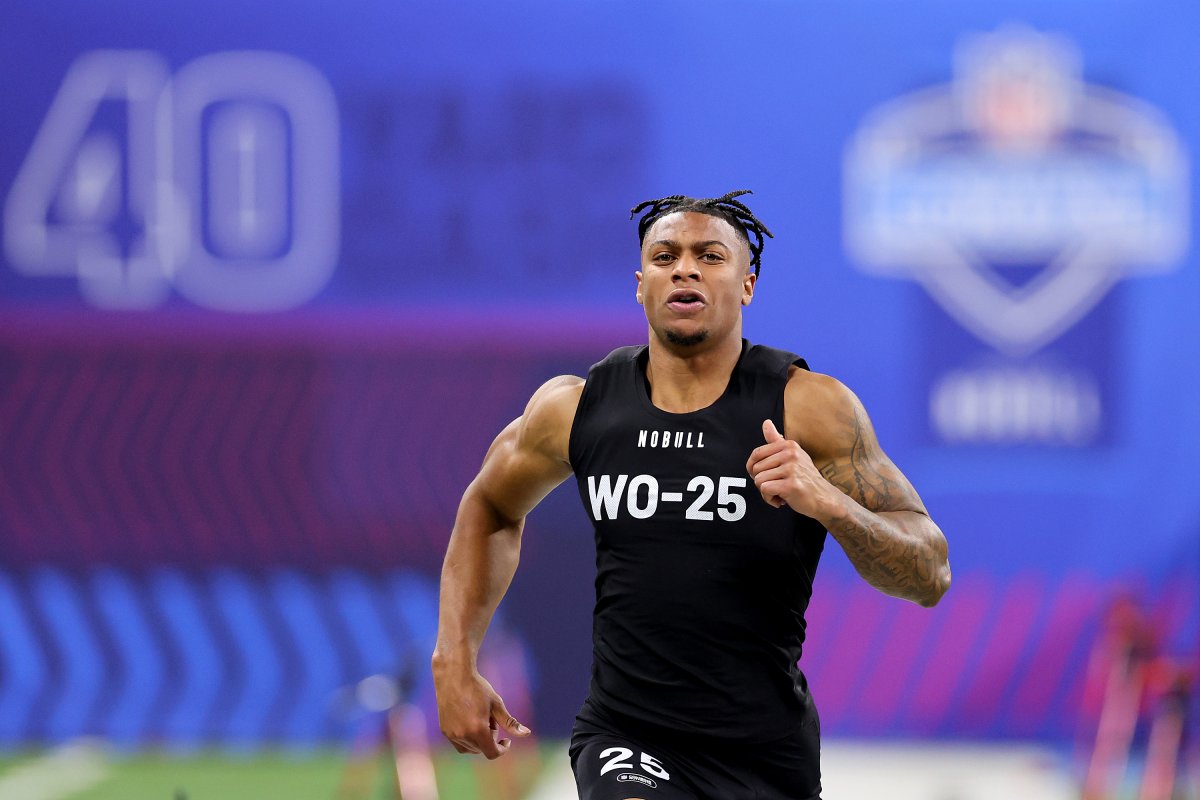 Former LA Chargers WR Brenden Rice.