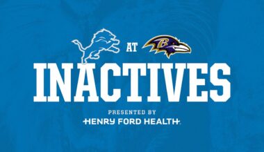 Detroit Lion vs. Baltimore Ravens, Monday, September 22, 2025