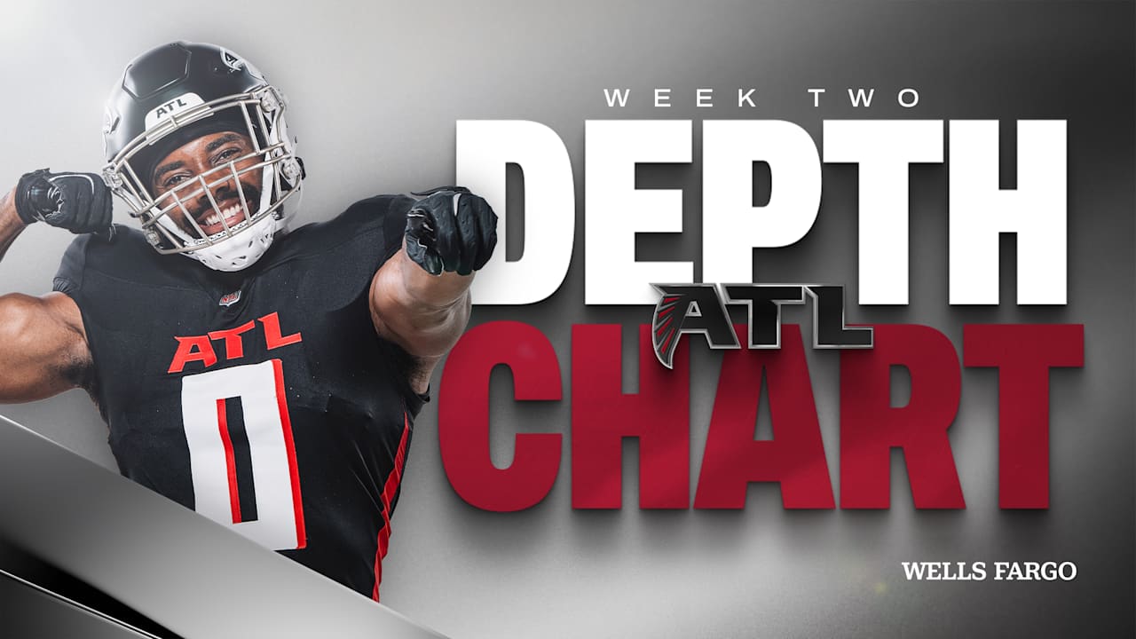 Falcons' Week 2 depth chart released