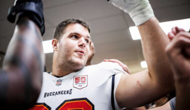 Bucs Rearrange Offensive Line in Tristan Wirfs' Absence