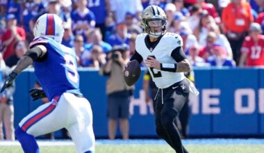 Halftime Update: Buffalo Bills 14, New Orleans Saints 10