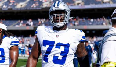 Tyler Smith on Cowboys' OL injuries, planning for Packers and Micah Parsons