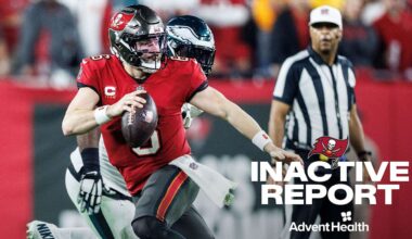 Eagles vs. Buccaneers Inactive Report