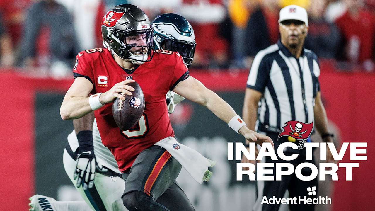 Eagles vs. Buccaneers Inactive Report