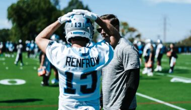 Hunter Renfrow's back, and it's like he never left