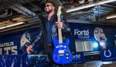 Shane Steichen, Colts to honor Jim Irsay during 2025 season with custom guitar presented to player before each game