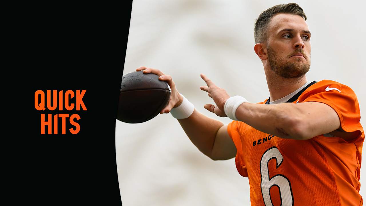 Quick Hits | Jake Browning Looks For A Monday Night Football Re-Run: 'Just Be In The Moment, Find Completions'