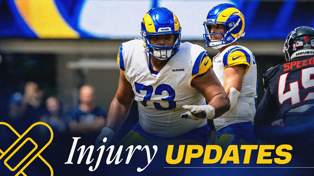 Offensive linemen Kevin Dotson and Steve Avila 'week-to-week' with ankle sprains, tight end Colby Parkinson has AC joint sprain