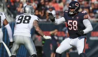 NFL Week 4 Odds: Bears open as a 1.5 point underdog to the Raiders