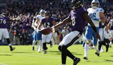 MNF: Detroit Lions @ Baltimore Ravens Live Thread & Game Information