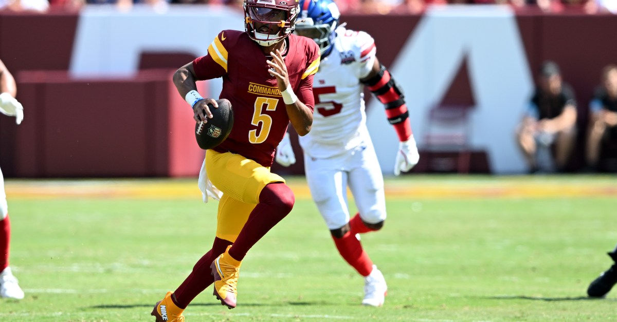 Washington Commanders are home favorites against the New York Giants