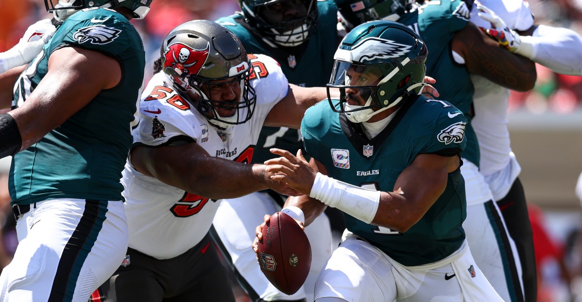 Eagles open as road favorites against Buccaneers despite previous struggles against Tampa Bay