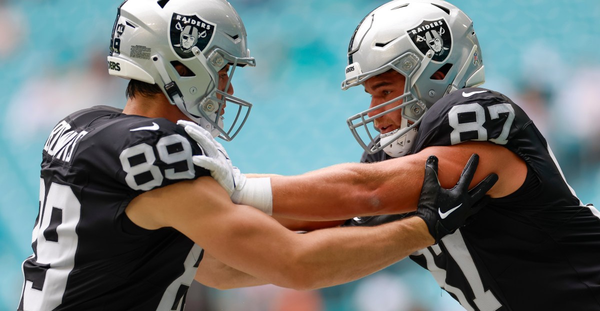 Raiders Injury Updates: Raiders down a tight end against Bears