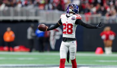 Report: Giants CB Cor’Dale Flott to start aganst the Commanders