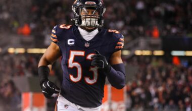 Second Injury Report: Vikings at Bears