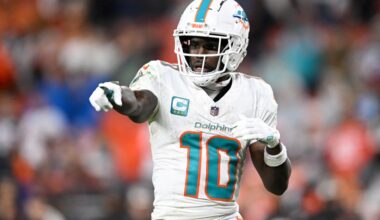 Dolphins vs. Colts injury report Week 1 2025: Tyreek Hill, De’Von Achane among the limited players for Miami