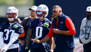 Patriots vs. Panthers Wednesday injury report: Christian Gonzalez limited