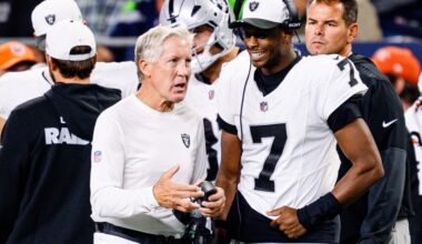 Geno Smith, Pete Carroll already feeling he heat from Las Vegas Raiders fans