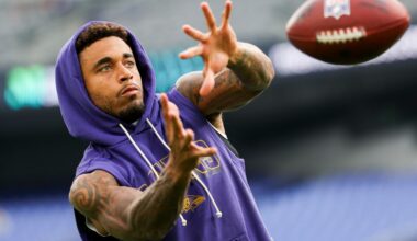 Ravens injury report: Patrick Ricard remains out; Alexander returns