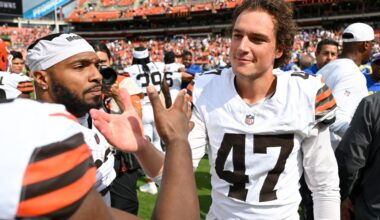 Cleveland Browns make decision on kicker situation against Ravens