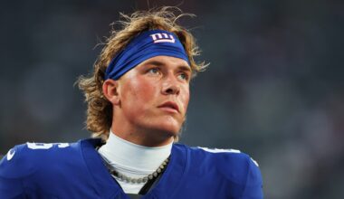 New York Giants depth chart: Jaxson Dart listed as QB2