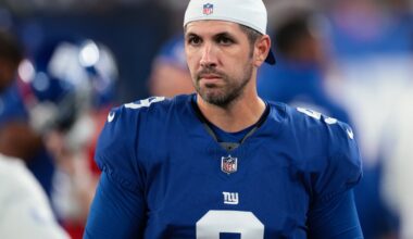 Malik Nabers not practicing; Graham Gano out for Giants vs. Chargers