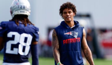 Patriots vs. Raiders Friday injury report: Christian Gonzalez ruled out