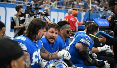How the Detroit Lions’ interior offensive line bounced back against the Chicago Bears.
