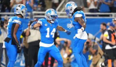 Which Detroit Lions player had the biggest turnaround against the Bears?