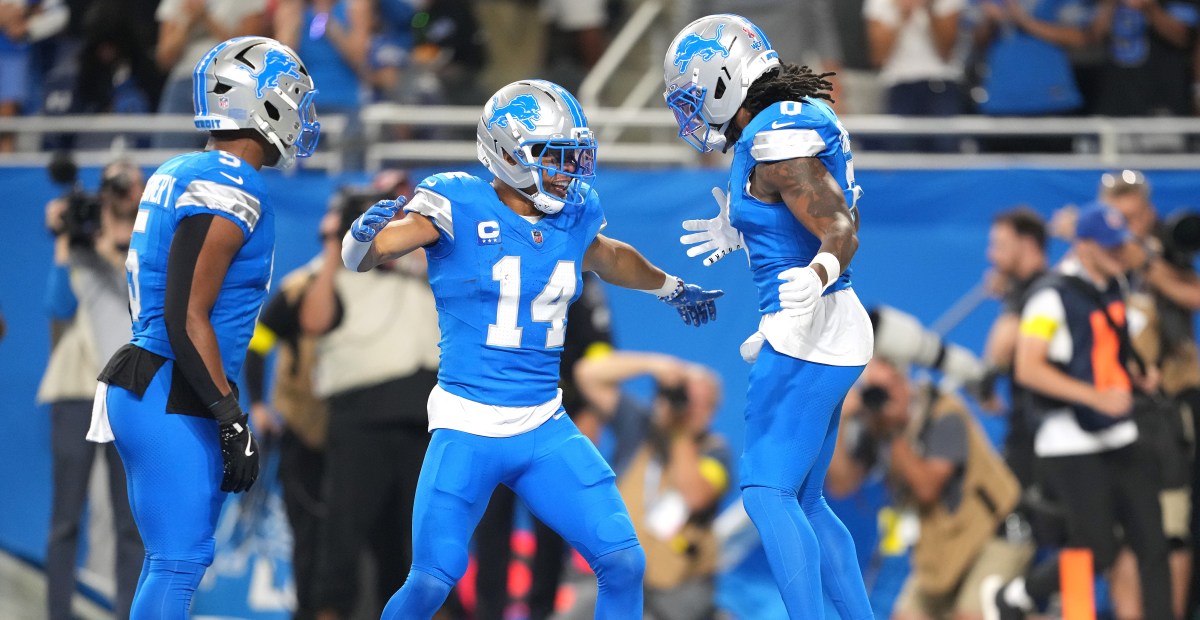 Which Detroit Lions player had the biggest turnaround against the Bears?