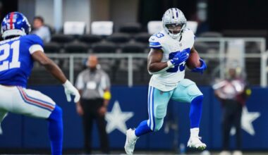 Dallas Cowboys RB Javonte Williams searching for 100-yard game