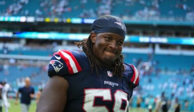 Patriots vs. Panthers Thursday injury report: Jared Wilson remains absent