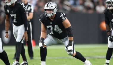 Raiders Injury Update: Kolton Miller injured final drive in loss to Bears
