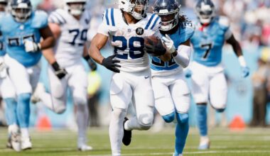 Indianapolis Colts Week 10 Offensive Rankings and Analysis: One drive wonders