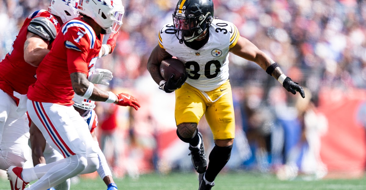 Pittsburgh Steelers RB Jaylen Warren OUT vs. Vikings