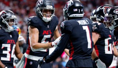 Drake London highlights 2025: Atlanta Falcons WR scores vs. Commanders
