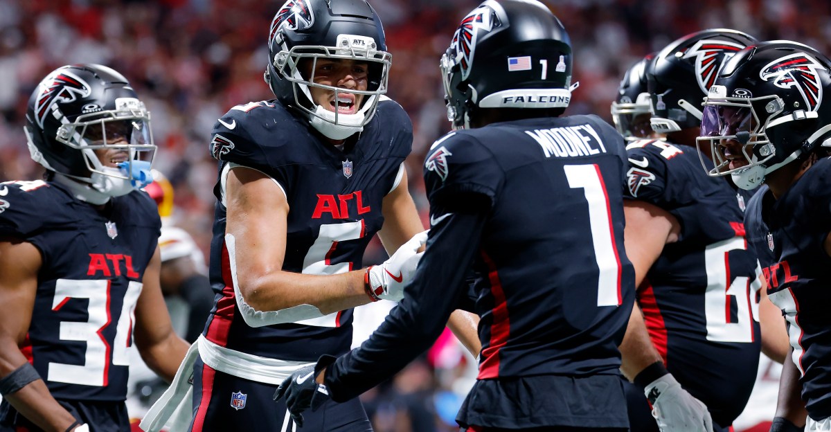 Drake London highlights 2025: Atlanta Falcons WR scores vs. Commanders