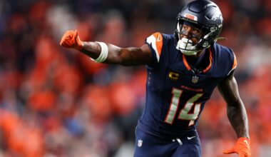 Game balls for the Denver Broncos win over the Cincinnati Bengals