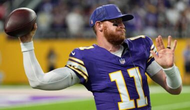 Carson Wentz ready to take field for Vikings, his former favorite team, in return to starting role